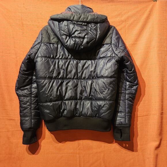 G-Star Raw Blue Whistler HDD Puffer Bomber Jacket Coat Men's Sz Large - Picture 3 of 16